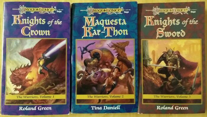 Dragonlance: The Warriors Trilogy- Books 1-3: Knights of the Crown, Maquesta Kar-Thon & Knights of the Sword