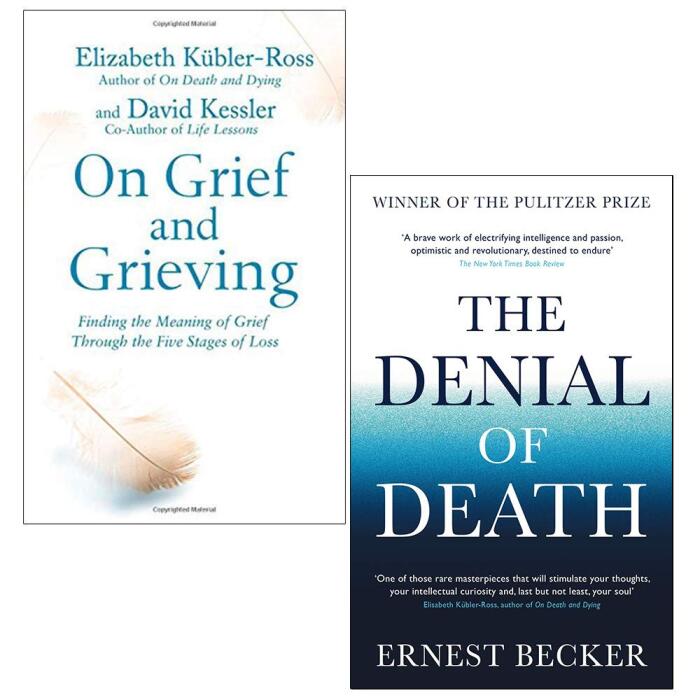 On Grief and Grieving: The Denial of Death (2 Books Collection Set)