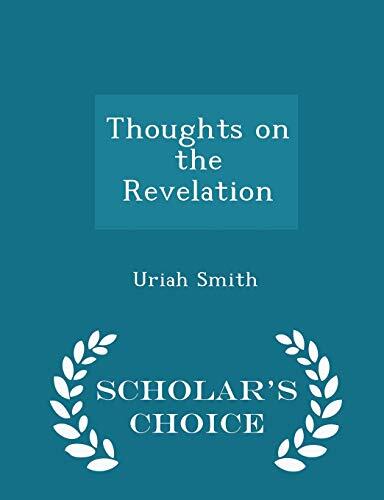 Thoughts on the Revelation