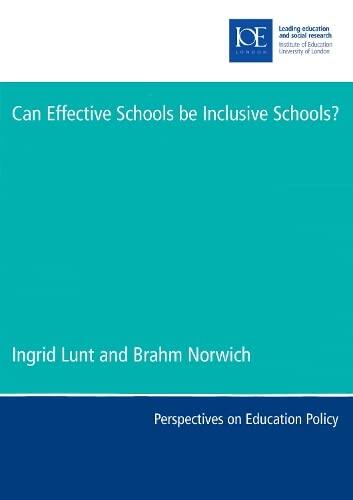 Can Effective Schools be Inclusive Schools?