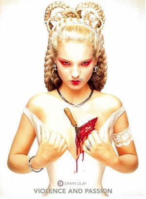 Erwin Olaf: Violence And Passion; Royal blood. Fashion victims. Mature.