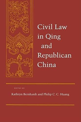 Civil Law in Qing and Republican China