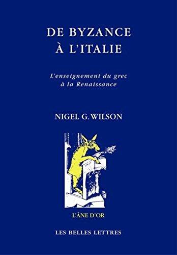 De Byzance à l'Italie