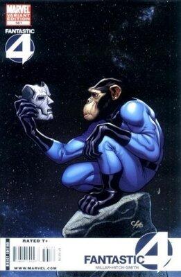 Fantastic Four #561 "Monkey Variant- New Defenders Appearance"
