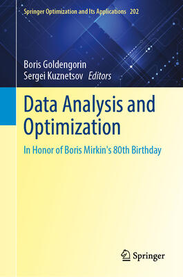 Data Analysis and Optimization: In Honor of Boris Mirkin's 80th Birthday