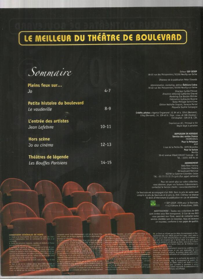 Petite histoire du boulevard : le vaudeville - Théatres de légende : Les Bouffes Parisiens