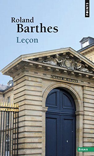 Lecon by Roland Barthes
