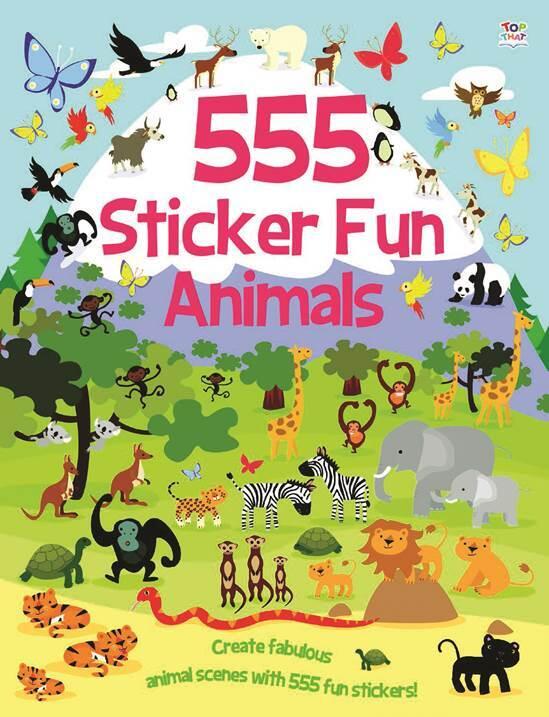 555 Sticker Fun Animals