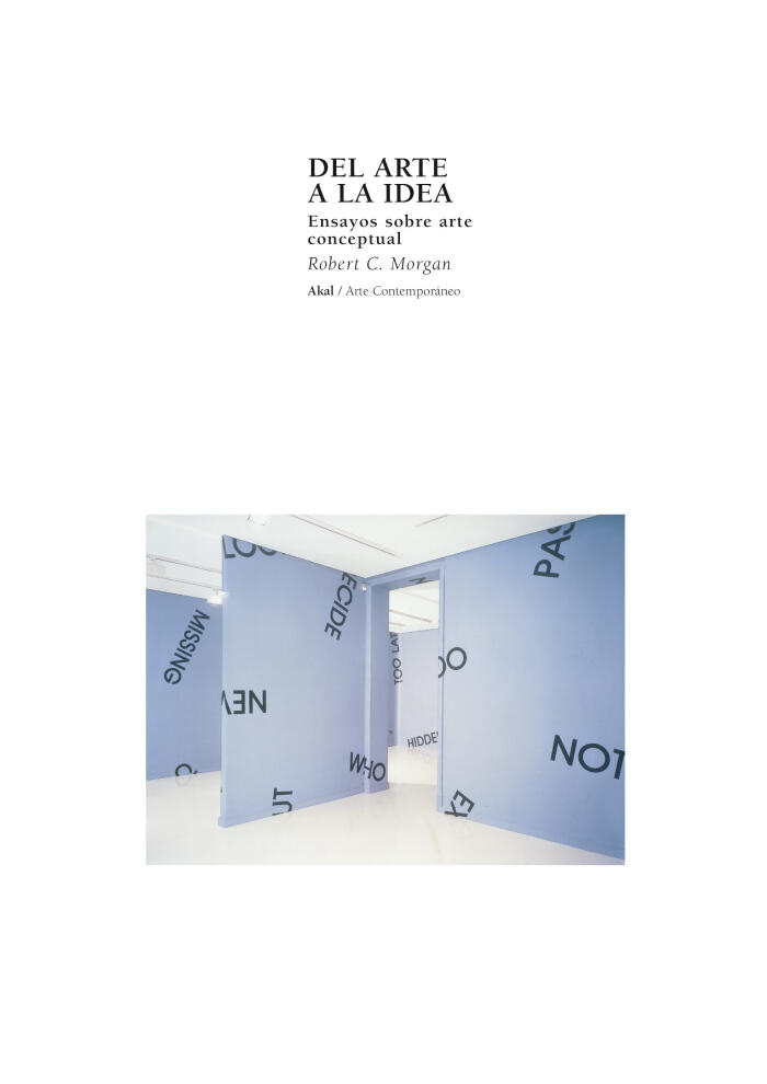 Del Arte a la Idea, ensayos sobre arte conceptual