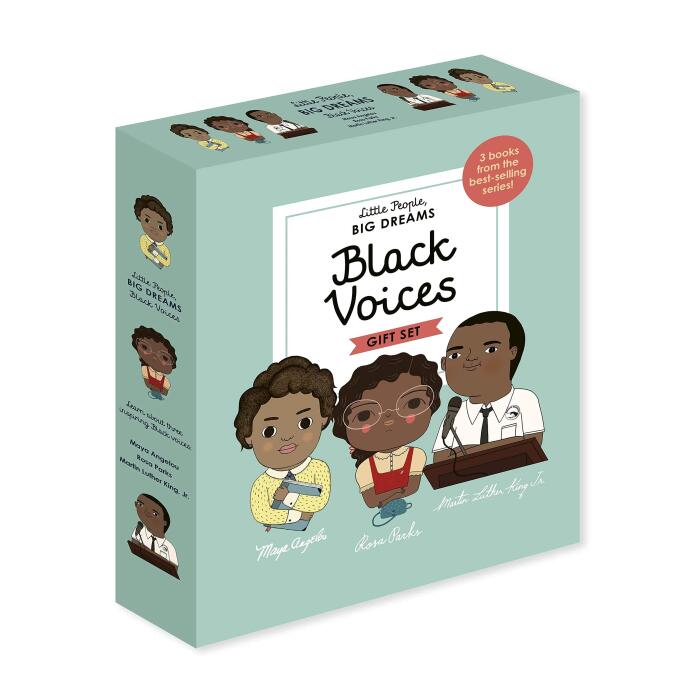 Little People, Big Dreams Black Voices Series 3 Books Gift Box Set