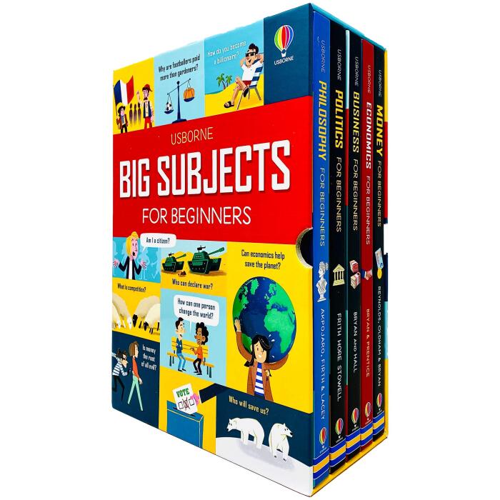 Usborne Big Subjects For Beginners Collection (5 Books Box Set)