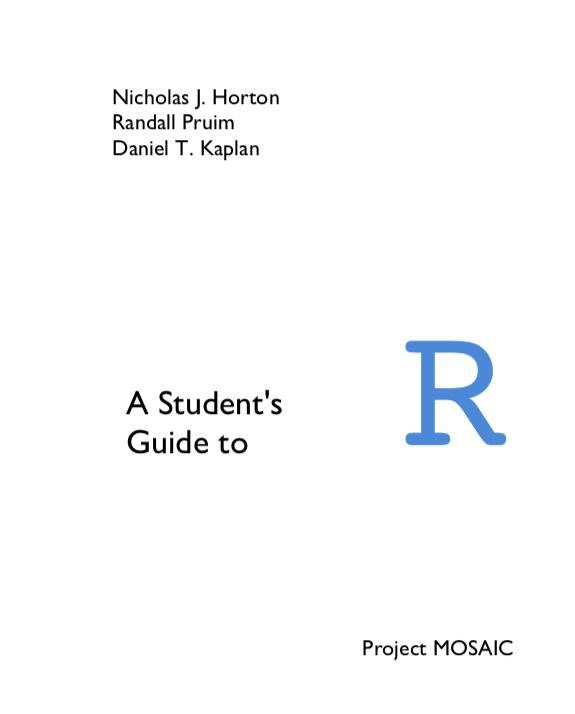 A Student's Guide to R
