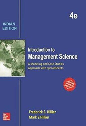 Introduction To Management Science (With Cd), 4Rd Edition