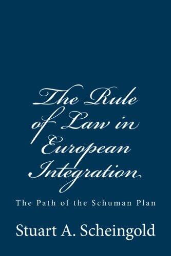 The Rule of Law in European Integration: The Path of the Schuman Plan