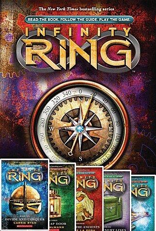 Infinity Ring Six Book Set Includes a Mutiny in Time, Divide & Conquer, the Trap Door, Curse of the Ancients, Cave of Wonders & Behind Enemy Lines