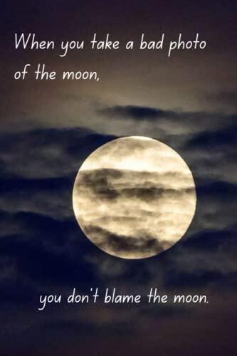 Moon Inspirational Notebook
