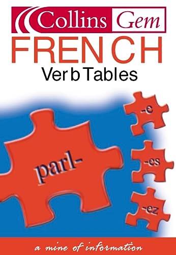 French Verb Tables