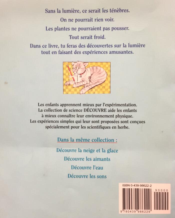 Decouvre Lumiere Scholastic