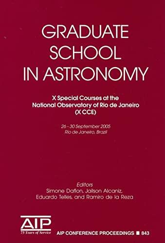 Graduate School in Astronomy: X Special Courses at the National Observatory of Rio de Janeiro