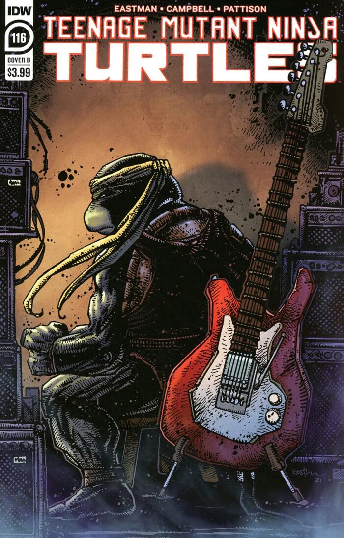 Teenage Mutant Ninja Turtles Vol 5 #116 Cover B Variant Kevin Eastman Cover By IDW Publishing