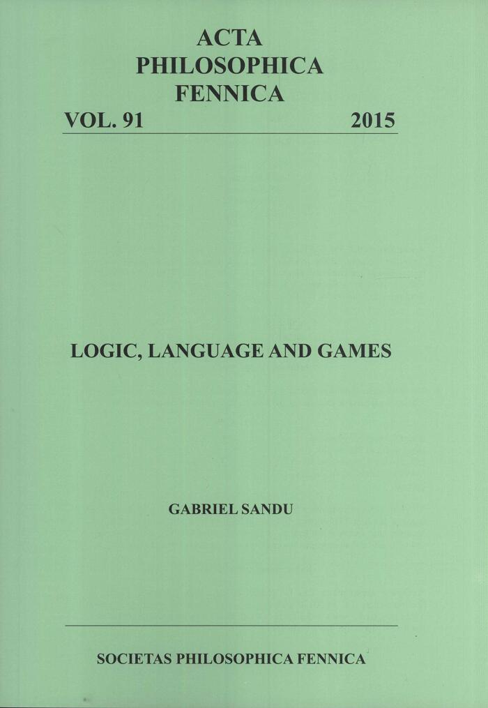 Logic, Language and Games