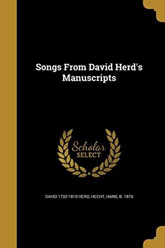 Songs from David Herd's Manuscripts