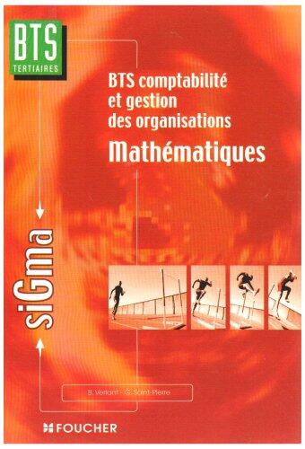 Mathématiques : BTS Comptabilité et gestions des organisations
