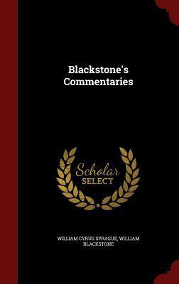 Blackstone's Commentaries