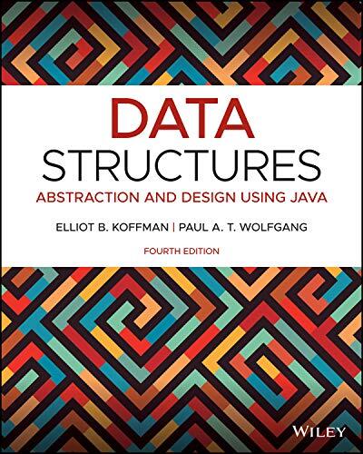 Data Structures: Abstraction and Design Using Java