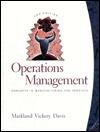 Operations Management: Concepts in Manufacturing and Services