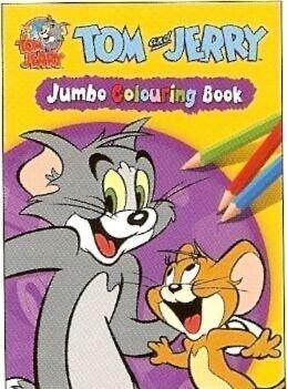 Tom And Jerry Jumbo Colouring Book