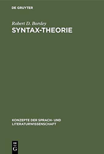 Syntax-Theorie: Ein Zusammengefasster Zugang