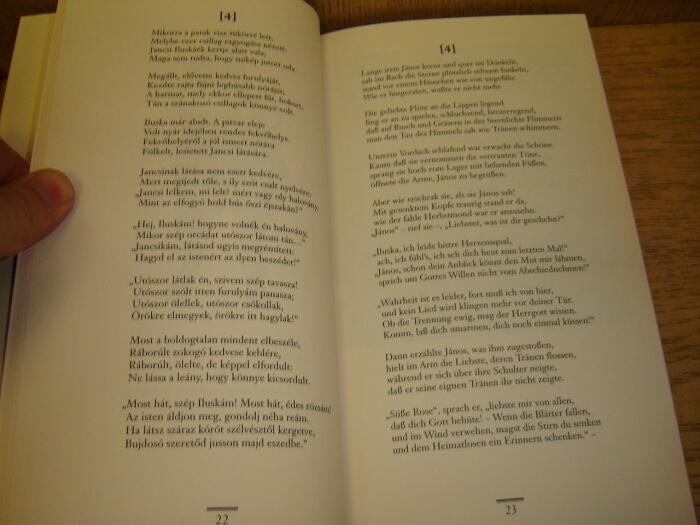 Sandor Petofi: Held Janos – Janos Vitez, Deutsch-Ungarisch Zweisprachige Ausgabe / German–Hungarian Bilingual Edition / Classic Hungarian Literature