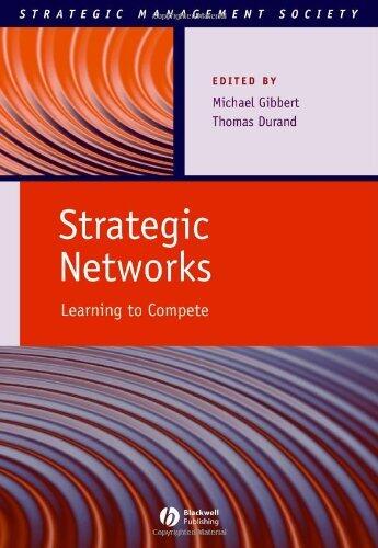 Strategic Networks: Learning to Compete