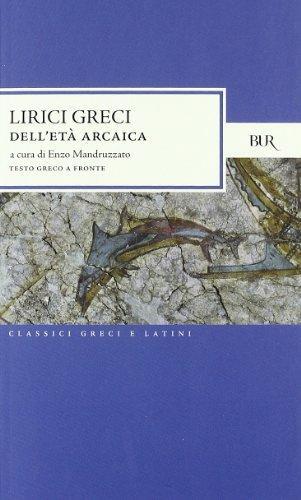 Lirici greci dell'età arcaica