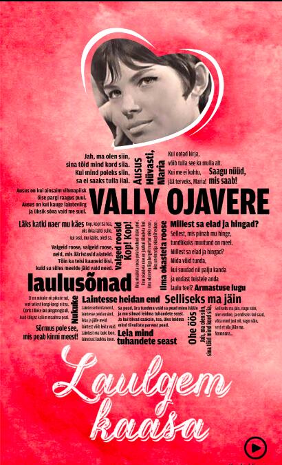 Laulgem kaasa. Vally Ojavere laulusõnad