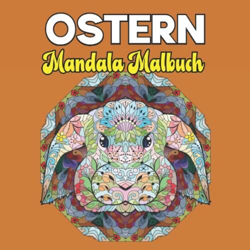 Ostern Mandala Malbuch: Mandala Ostereier Malbuch | Ostern Malbuch Großdruck