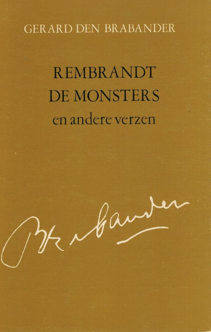 Rembrandt, de monsters en andere verzen
