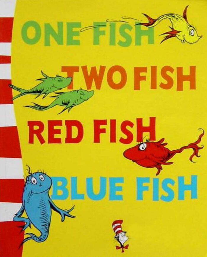One Fish Two Fish Red Fish Blue Fish: Children's classic picture book