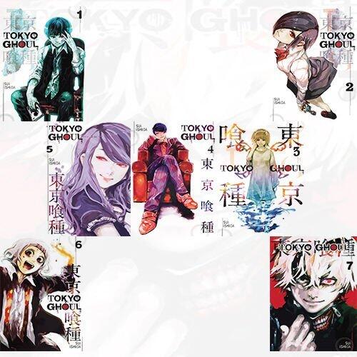 Tokyo Ghoul Vol 1 to 7 Series Sui Ishida Collection 7 Books Bundle