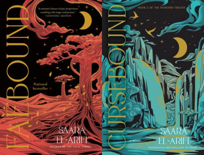 The Faebound Trilogy 2-Book Set by Saara El-Arifi - Faebound, Cursebound - Epic Fantasy Adventure