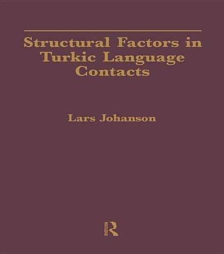 Structural Factors in Turkic Language Contacts