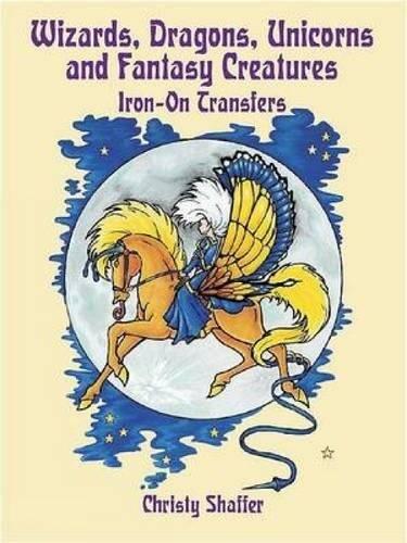 Wizards, Dragons, Unicorns and Fantasy Creatures Iron-On Transfers