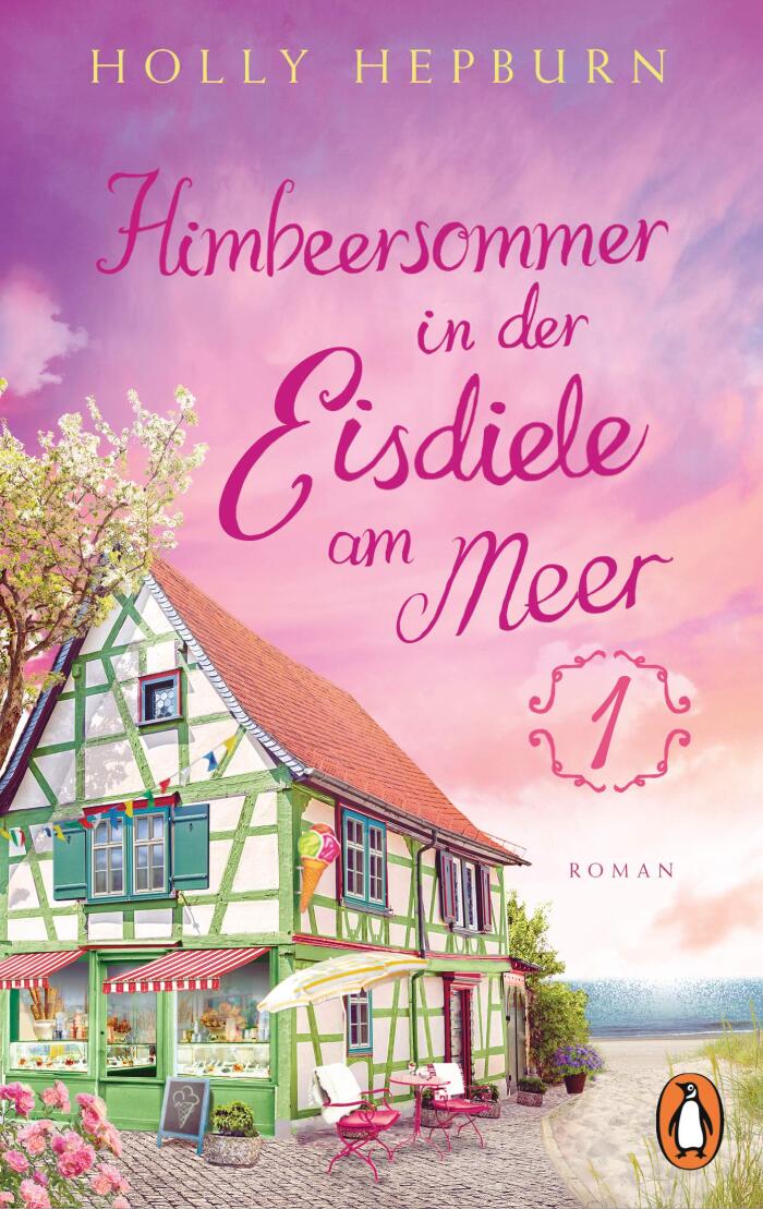 Himbeersommer in der kleinen Eisdiele am Meer