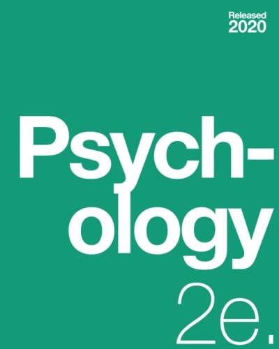 Psychology (2e) Textbook