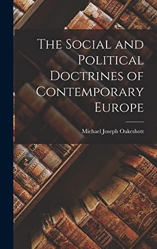 The Social and Political Doctrines of Contemporary Europe