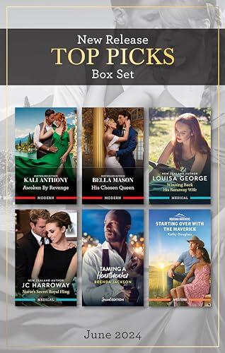 Top Picks New Release Box Set June 2024/ Awoken By Revenge/ His Chosen Queen/ Winning Back His Runaway Wife/ Nurse's Secret Royal Fling/ Taming A Heartbreaker/ Starting Over With The Maverick