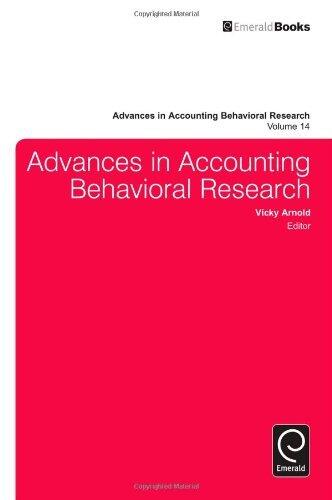 Advances in Accounting Behavioral Research