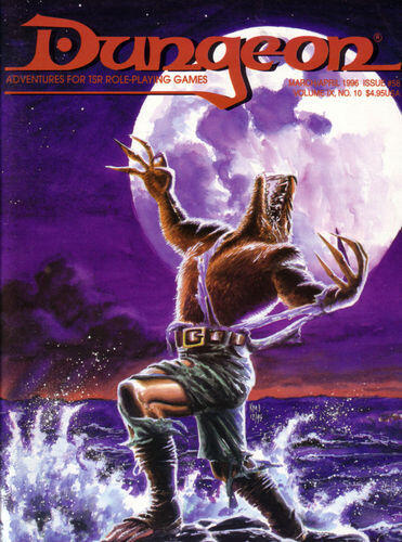 Dungeon #58: Adventures for TSR Role-Playing Games