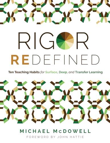 Rigor Redefined: Ten Teaching Habits for Surface, Deep, and Transfer Learning